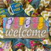 Flip Flop Welcome Summer Wreath Handmade Deco Mesh Available in