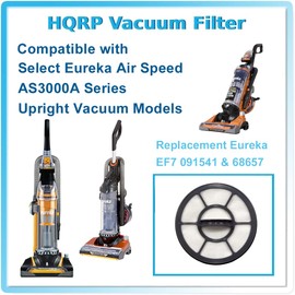 HQRP Exhaust Filter Compatible with Eureka Airspeed EF7 EF-7 091541 fits AS3000A AS3001A AS3008A AS3011A AS3030A AS3033A AS3035A AS3101A AS3104A AS3104AX AS3304A AS3401A Upright Vacuums