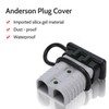 Waterproof & Dustproof 50A Anderson Plug Covers with Securing Loop