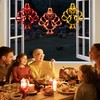 [Timer] 3 PCS Thanksgiving Turkey Fall Decorations Window Lights, Battery