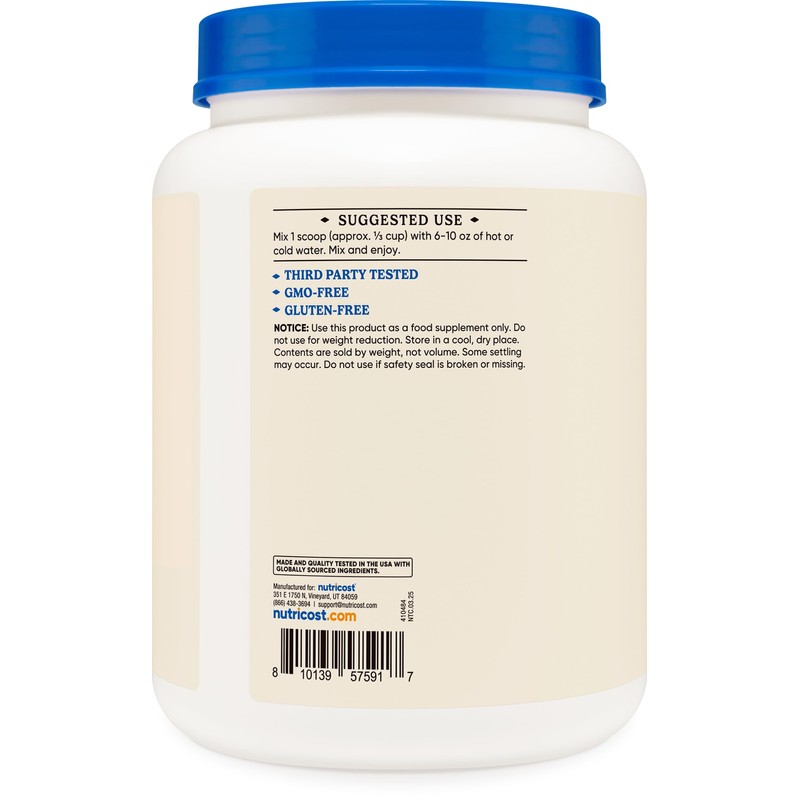 Nutricost Beef Protein Isolate Powder Chocolate (2 Pounds) - 20