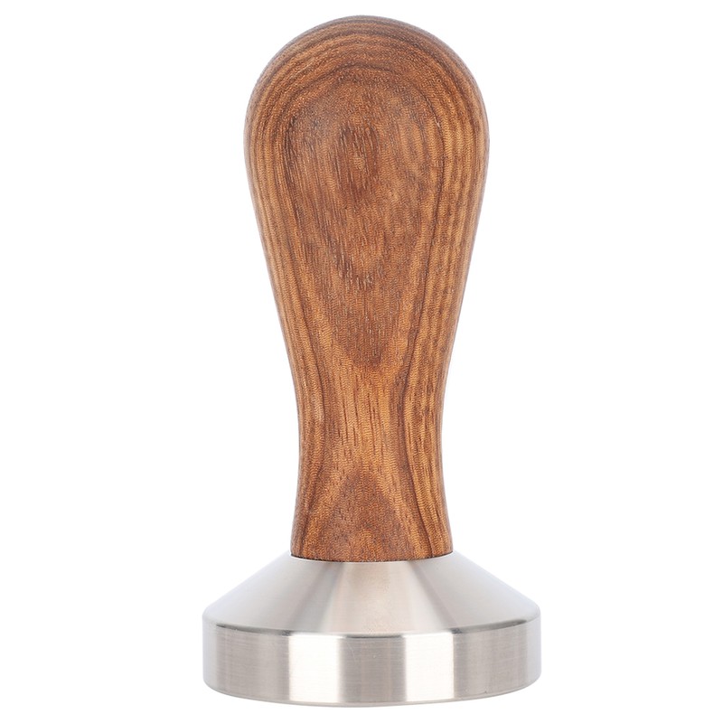 51mm Stainless Steel Wood Handle Coffee Tamper Coffee Powder Pressing