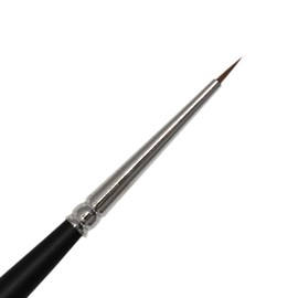 Grimas Professional make-up brush, red sable MR0, round, 0.7 mm wide, high quality brush, very elastic, suitable for all types of make-up, ideal for children's make-up