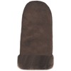 Lekra Lambskin mittens, cuddly warm made from real cultured lambskin.