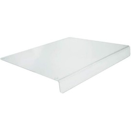 Acrylic Cutting Board, 2023 New Kitchen Countertop Clear Cutting Board, Non-Slip Clear Cutting Board with Countertop Protector Edge for Home Dining Room (17.2 X14 Inch)