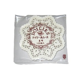 イービーエム(EBM) ドイリー レースペーパー 丸型(500枚入)4号