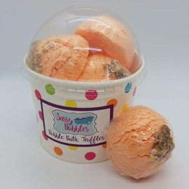 Mango Mandarin Bubble Bath Truffles, 5 pack by Sassy Bubbles