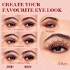 Higu clace DIY Eyelash Extensions, 320 Pieces 30D + 40D