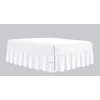 Linen Home Extra Deep Frilled Fitted Valance Sheet Single Bed