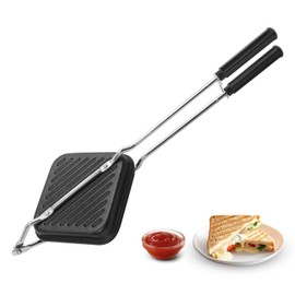 PANCA Non-stick Gas Toaster Sandwich Maker | Regular Grill Sandwich Maker - Black