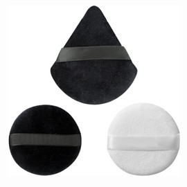 Wellehomi Makeup Sponge Puff Fan Shape Round Soft Makeup Tool Multi-functional Makeup Puff Perfect for Daily Makeup such as Foundation, Face Cream, Cheek
