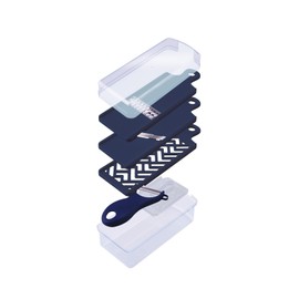 Ernest A-77723 Compact Slicer, 7-Piece Set, Grater, Julienne Plate, Flat Cutting Plate, Grating Plate, Peeler, Safety Holder and Case, Made in Japan