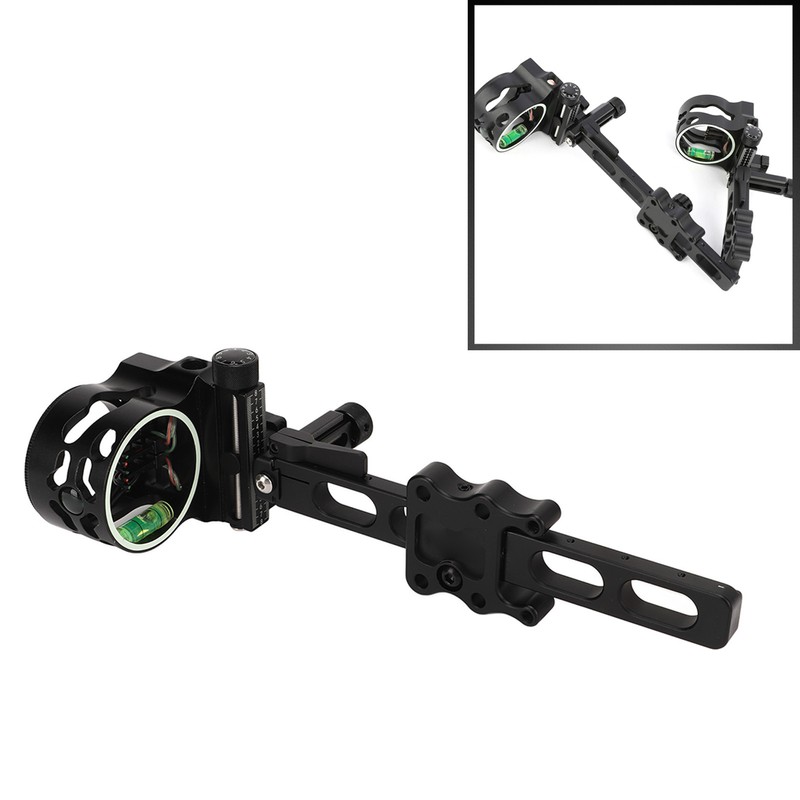 5 Pin Bow Sights Long Bar Archery Compound Bow Sight