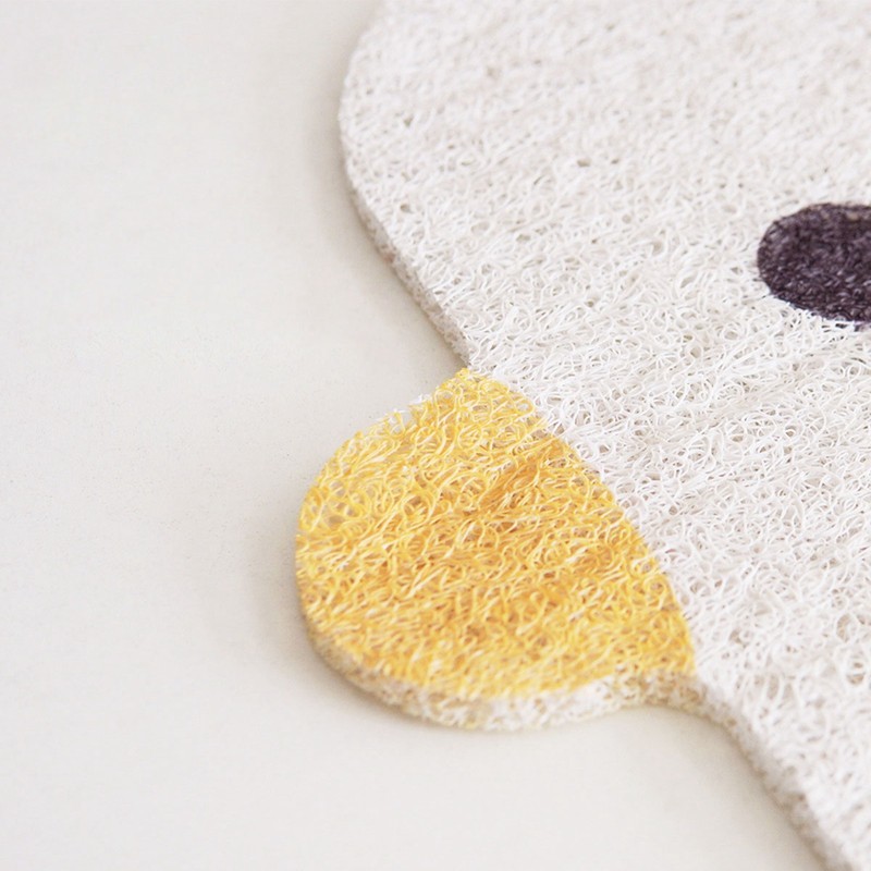 Cat Litter Mat Prevent Slip Cute Chick Shape Cat Litter