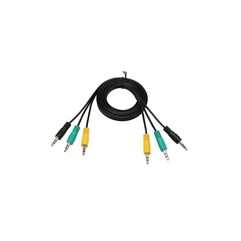 Cable de audio de 3,5 mm de 3 a 3