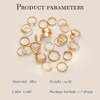 GAUEIOUR 25 Pcs Gold Stackable Rings Set for Women, Simple