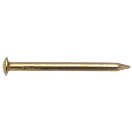OOK 2" Brass Plated Bendless Nail 10-Pack