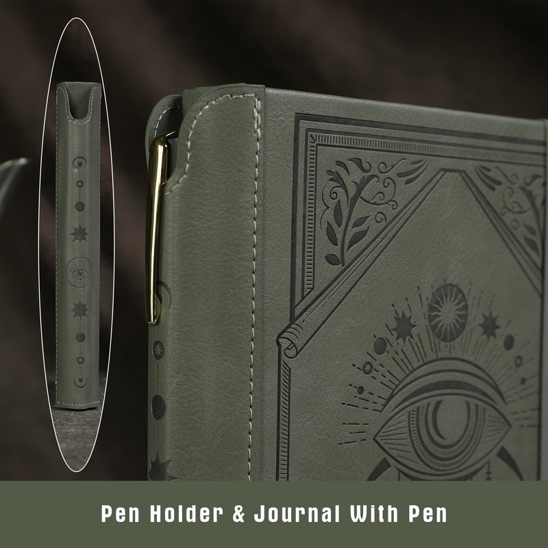 TIEFOSSI Lined Journal Notebook for Women Men, Leather Diary with