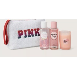 Victoria's Secret Victoria Secret PINK Cozy Up Bundle with Warm & Cozy Trio and Sherpa Beauty Bag