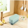 CHILDWEET Leakproof Compartment Meal Prep Box Microwaveable Bento Lunch Container