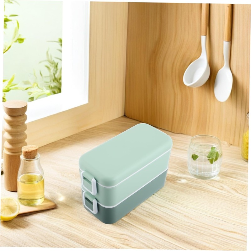 CHILDWEET Leakproof Compartment Meal Prep Box Microwaveable Bento Lunch Container