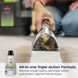 Bissell Little Green Spot & Stain Formula for Portable Carpet Cleaners, 2038G