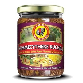 POMMECYTHERE KUCHELA 12.5 OZ - GOLDEN APPLE PICKLE KUCHELA, ENCURTIDO DE MANZANA DE ORO.