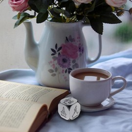 UNICRAFTALE Anti-Stress Cube Self-Help Gifts 1 Set Decision Cube Stainless Steel Gifts Stress Relief Aid Item Meditation and Yoga Gifts for Mental Health Retirement Gifts