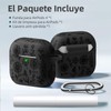 GEAK Funda para Airpods 4 - Fundas Protectora de Silicona