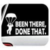 Parachute Skydiving Decal Sticker for Car Window 8.0 Inch BG