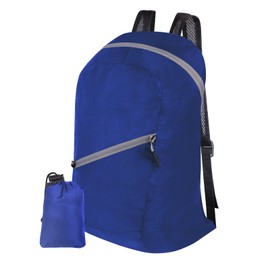 Beaface Ultra Lightweight Backpack Foldable, Waterproof Foldable Rucksack for Outdoor Travelling, Packable Backpack Folding Travel Backpack for Men Women Hiking Walking Camping Biking (Blue)