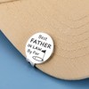 Aiseavril Cadeau for Best Father-in-Law Metal Golf Hat Clip -