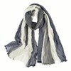GERINLY Tricolor Scarf for Men Japanese Style Wrap Shawl Simple