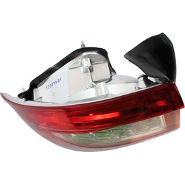 Evan Fischer Driver Side Tail Light Assembly Compatible with 2010-2012 Ford Fusion Lens and Housing