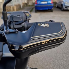 Resin Bike Motorbike 3D Stickers Compatible with Yamaha Tracer 9 GT 2025. Bike Protection Hand Guards From Bumps And Scratches. Sticker 3D Resin Gadget Moto