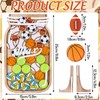 JarThenaAMCS 38Pcs Sport Wooden Reward Jar Sports Ball Baseball Wooden