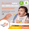 CROCOKID ® DME Ergonomic Baby Car-Shaped Cutlery Set + 12