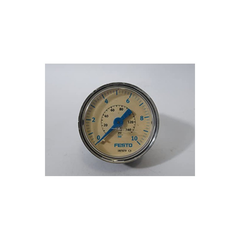 Festo MA-40-10-R1/4-EN Pressure Gauge, 40 Nominal Size, 0 ... 10