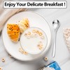 CVNRCLP 6-Piece Stainless Steel Egg Spoons Set - Perfect for