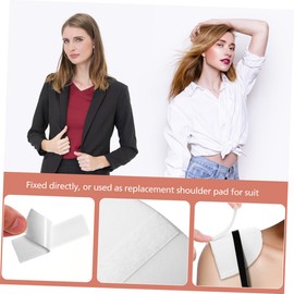 Operitacx 12 Paare Schulterpolster Light fronleichnam LEDs Leuchtmittel Shoulder Support einhelll Schulter verbessern Pads Schulter-Push-up-Pads atmungsaktiv Einfügung Mädchen Schwamm Weiß