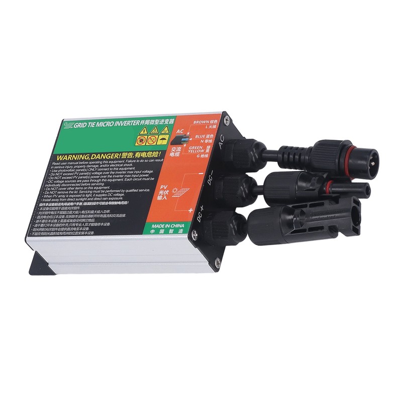 MPPT Solar Grid Tie Inverter Pure Sine Waving Aluminium Alloy
