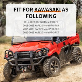 Ignition Coil & Spark Plug Cap Wire Kit for Kawasaki Kaf820 Kat820 Mule Pro-Fx Pro-Fxr Pro-Fxt 2015-2023