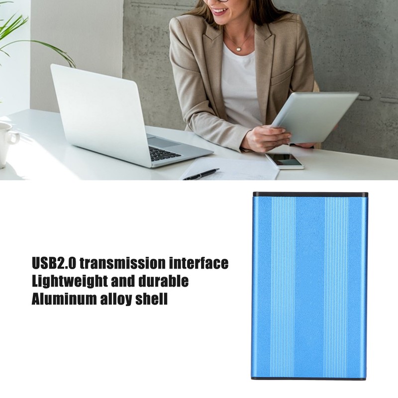 Hard Drive Enclosure 2.5in USB2.0 480Mbps Easy Installation Highly Durable