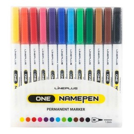 Line Plus One Name Pen 12-Color Set MB / 라인프러스 원네임펜 12색 세트 MB