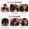 Yaki Detroit Layered V Part Wig Synthetic Half Wig For