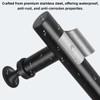 Shower Door Handle Black 145mm Stainless Steel Replacement Door Handles