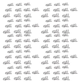 100pcs Cat Shape Paper Clips Increased Slip Resistance Rustproof Metallic Paper Clips for Office School