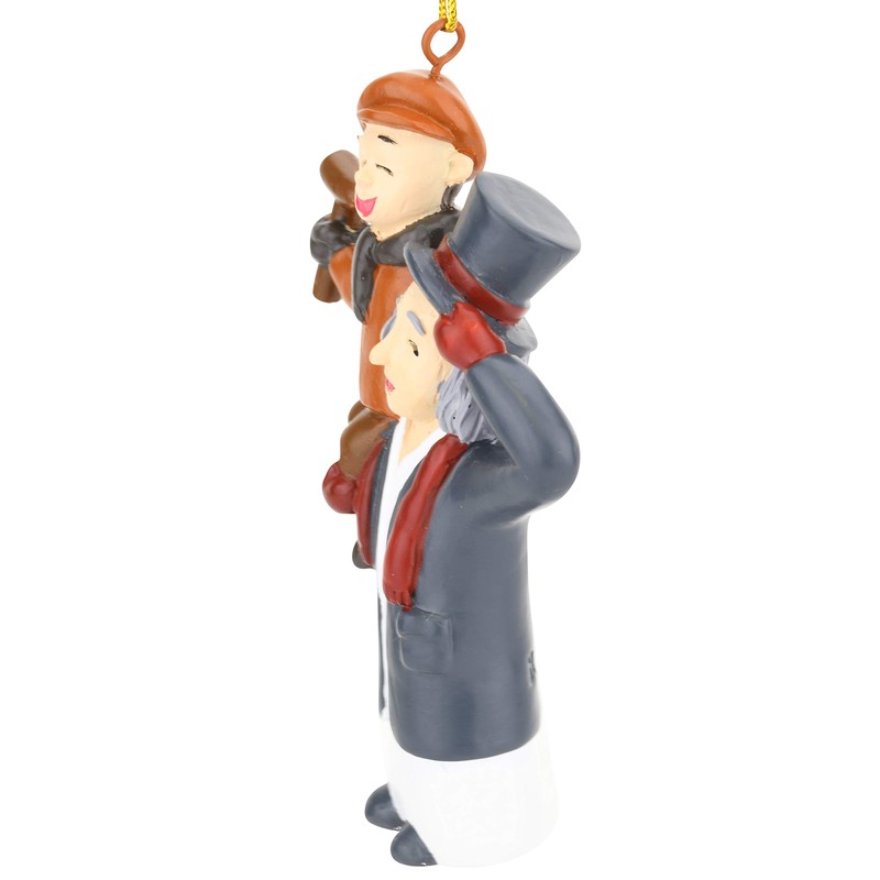 Tree Buddees A Christmas Carol Scrooge & Tiny Tim Ornament