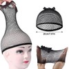 Pack of 3 Hair Net Nylon Wig Caps, Wig Cap