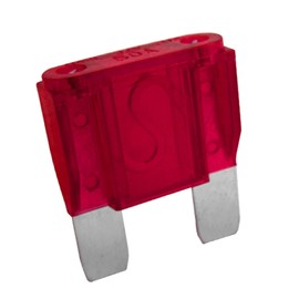 A ABSOPRO Car Blade Type Quick Acting Maxi Fuse Replacement Durable Plastic Red (Set of 5)